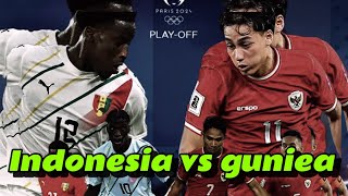 INDONESIA VS GUINIAPLAYOFF U23 PARISBABAK PENETU MENUAI KEJANGGALAN🔥🔥 [upl. by Lehpar]