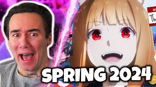 Spring Anime 2024 in a Nutshell  REACTION [upl. by Kiersten]