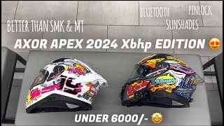 AXOR Apex Helmet under 6000 Rupees  2024 Xbhp Edition  Better then SMK amp MT  helmet bikelover [upl. by Adora272]