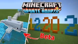 ⭐️Tudo que Chegou no Minecraft 12202 Beta🐬Update Aquatic [upl. by Anemix]