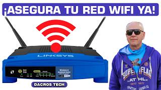 🔒 ¡ASEGURA TU RED WIFI YA 🚀🔧 Configuración del Router Linksys WRT54G  DACROS Tech [upl. by Wake]