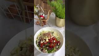 Salade de riz recipe food saladerecette [upl. by Latoyia324]