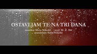 Djani  Ostavljam te na tri dana Official Lyric Video 2019 [upl. by Crotty]