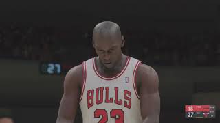 NBA 2K22 Jordan vs Drexler BullsTrailBlazers 54 point game for MJ PS5 4K HD [upl. by Nylcsoj545]