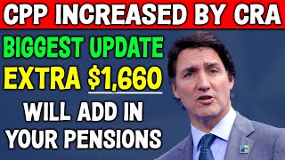 Breaking News CRA just Released 1660 Extra In CPP Payments  CPP 2024 [upl. by Larrej613]