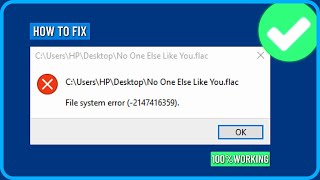 How to Fix File System Error 2147416359 When Trying to Open Photos in Windows 111087 [upl. by Tehc]