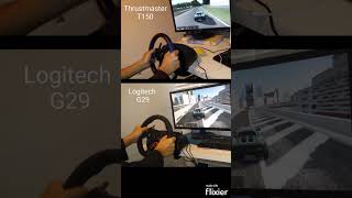 Logitech G29 vs Thrustmaster T150 [upl. by Sacks646]