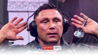 Gerwyn Price BLOCKS out crowd noise with EAR DEFENDERS 👀🎧 [upl. by Oivlis423]