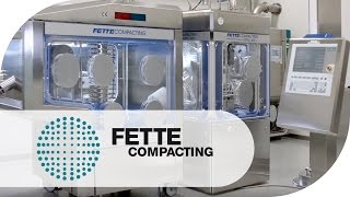 1090i WiP Tablet Press in Operation  Fette Compacting [upl. by Attenwad]