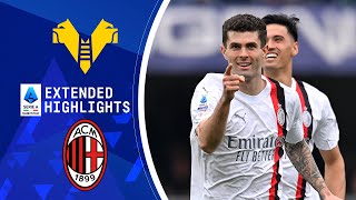 Hellas Verona vs AC Milan Extended Highlights  Serie A  CBS Sports Golazo [upl. by Nitsuj]