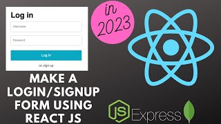 Login and Signup tutorial in React JS with node express and mongoDB in 2024  MERN stack tutorial [upl. by Leirraj]