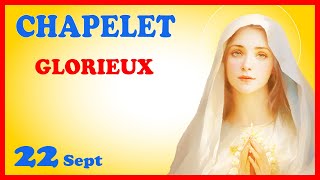 CHAPELET 🙏 Dimanche 22 Sept  Mystères Glorieux [upl. by Afital]