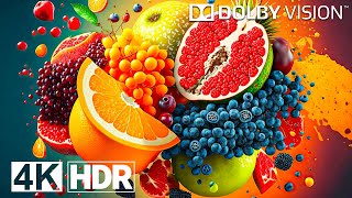 Beautiful Fruit Dolby Vision 4K HDR 120fps 4K Video [upl. by Elaynad]