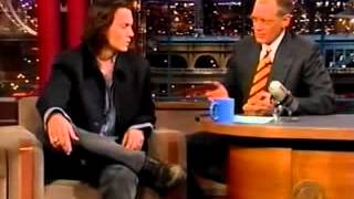 johnny depp on letterman show 1999 [upl. by Reve]