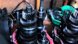 vauxhall zafira 16 16v petrol F17 gearbox transmission part 1 of 4 [upl. by Artim]