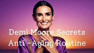 👋👉 Demi Moores Secrets AntiAging Routine How Castor Oil Keeps her Youthful🤩 [upl. by Orgalim443]