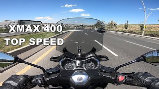 YAMAHA XMAX 400 TOP SPEED [upl. by Yliah724]