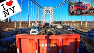 Hauling Rebar From Philadelphia To Brooklyn With A 1986 Ford LT 9000 [upl. by Thea]