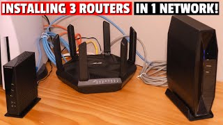 HOW TO CONNECT 2 ROUTERS IN 1 NETWORK  HOME NETWORKING FOR BEGINNERS 2024 [upl. by Diane285]