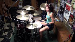 Were An American Band Grand Funk Railroad Drum Cover [upl. by Sairahcaz]