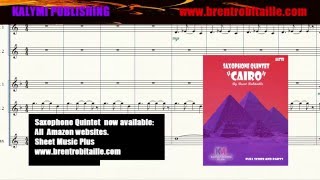 Saxophone Quintet  Cairo  Brent Robitaille [upl. by Ettenoitna]