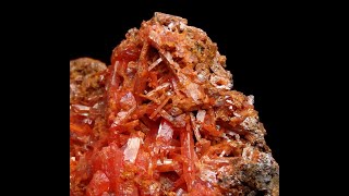 176166398077 CROCOITE  Australia Tasmania Dundas Red Lead Mine blackorion666 [upl. by Ahsenrat]