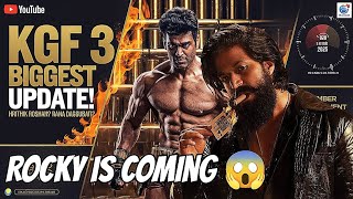 quotKGF Chapter 3 BIGGEST Update Hrithik Roshan amp Rana Daggubati Joining Rocky Bhaiquot [upl. by Kcirred]