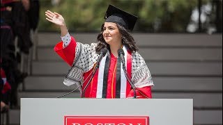 Boston University Commencement 2018 Student Speaker Yasmin Younis [upl. by Brennen276]