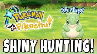 SHINY HUNTING SANDSHREW FOR SANDSLASH  Pokemon Lets Go Extreme Shiny Living Dex Series 28 [upl. by Nesyrb337]