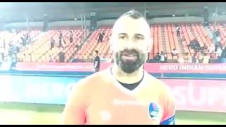 Delhi Dynamos FCs Toni Doblas is satisfied with his teams performance in Mumbai [upl. by Assennev711]