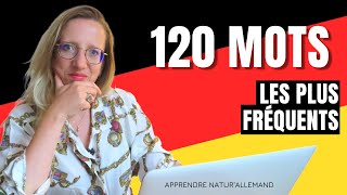 🇩🇪 LES 120 MOTS LES PLUS FRÉQUENTS en allemand pour bien débuter [upl. by Loydie]