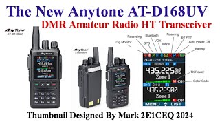 Anytone DMR Digital Ham Radio ATD168UV Handheld Transceiver C Type Charging amp 500K Digital ID [upl. by Falda]