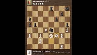 Garry Kasparov vs Miguel Illescas Cordoba • World Cup 1989 [upl. by Stephani]