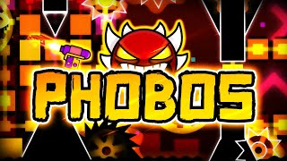 Geometry Dash  Phobos 100 GAMEPLAY Online Krmal EXTREME DEMON [upl. by Ecerahs]