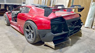 Reviving the Cheapest Lamborghini Murcielago Ever  Rear Diffuser And Tail Lights [upl. by Rodolph729]