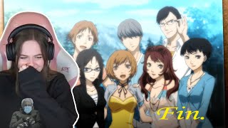 I beat Persona 4 Golden for the first time ending reactions [upl. by Alius989]