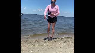 Chincoteague Island Va Sea Glass Hunting Saxis Franklin City Greenbackville Shelling Beachcomber [upl. by Yelraf]