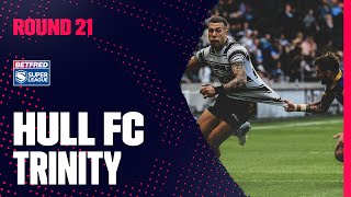 Highlights  Hull FC v Wakefield Trinity Round 21 2023 Betfred Super League [upl. by Yeltrab]