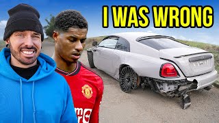 THE TRUTH ABOUT MARCUS RASHFORDS WRECKED ROLLS ROYCE WRAITH [upl. by Mccurdy]