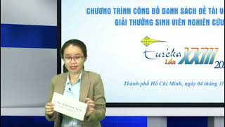 HAI ĐỀ TÀI NGHIÊN CỨU CỦA SINH VIÊN KHOA Y VÀO VÒNG CHUNG KẾT XẾP HẠNG VÀ CHUNG KẾT 1 EURÉKA 2021 [upl. by Franciskus295]