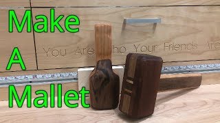 Make Wooden Mallets  Joiners Mallet  Carvers Mallet [upl. by Gee]