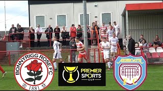 HIGHLIGHTS  Bonnyrigg Rose 01 Arbroath FC  Premier Sports Cup  Manager Interview [upl. by Viviane]