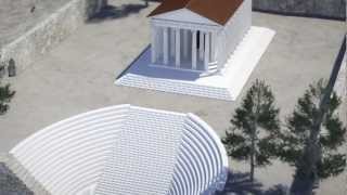 The Roman Imperial Sanctuary of Pessinus Turkey 3D reconstruction [upl. by Sherrod]