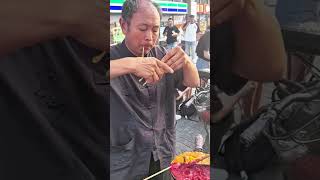 Street artisans using syrup to create artwork [upl. by York114]