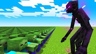 1000 Zombies vs Mutant Enderman [upl. by Gamali]