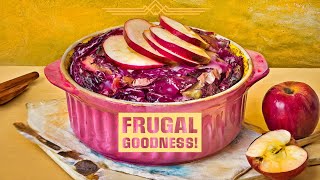 Ration Recipes Healthy Red Cabbage amp Apple Casserole  Frugal Living [upl. by Arhat]