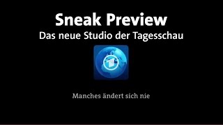 Ein erster Blick ins neue TagesschauStudio [upl. by Andie411]