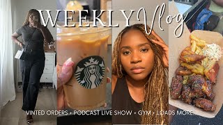 Vlog Vinted Orders Gym Sessions Podcast Live Show Car Chats Black Eats Hackney amp More [upl. by Luther]