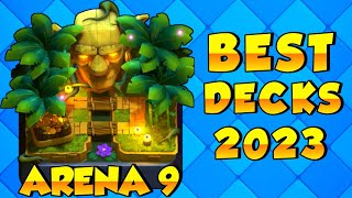 BEST Arena 9 Decks Jungle Arena Clash Royale  Best Clash Royale Arena 9 Deck In Clash Royale 2023 [upl. by Nonnag]