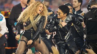 Beyoncé amp Bruno Mars Crash the Pepsi Super Bowl 50 Halftime Show  NFL [upl. by Ahseral]